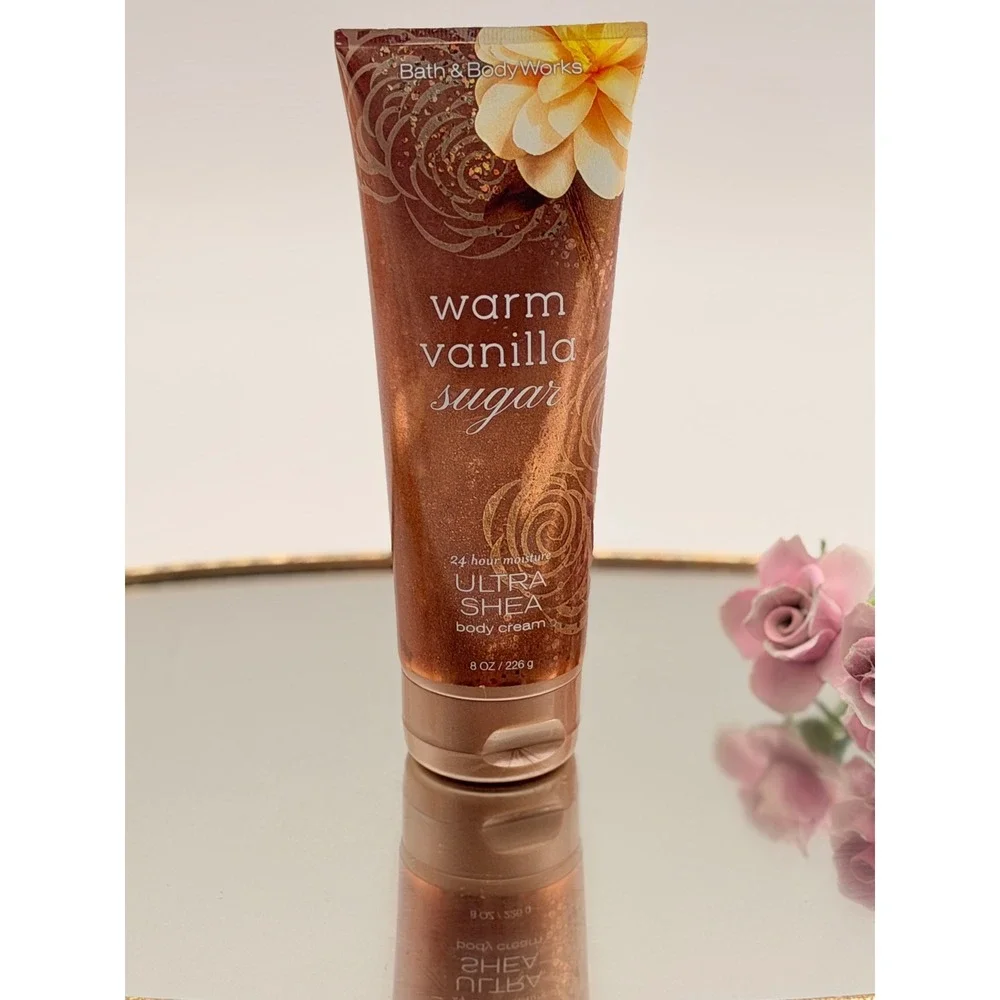 Bath & Body Works Warm Vanilla Sugar Ultra Shea Body Cream 8 oz Signature Line
